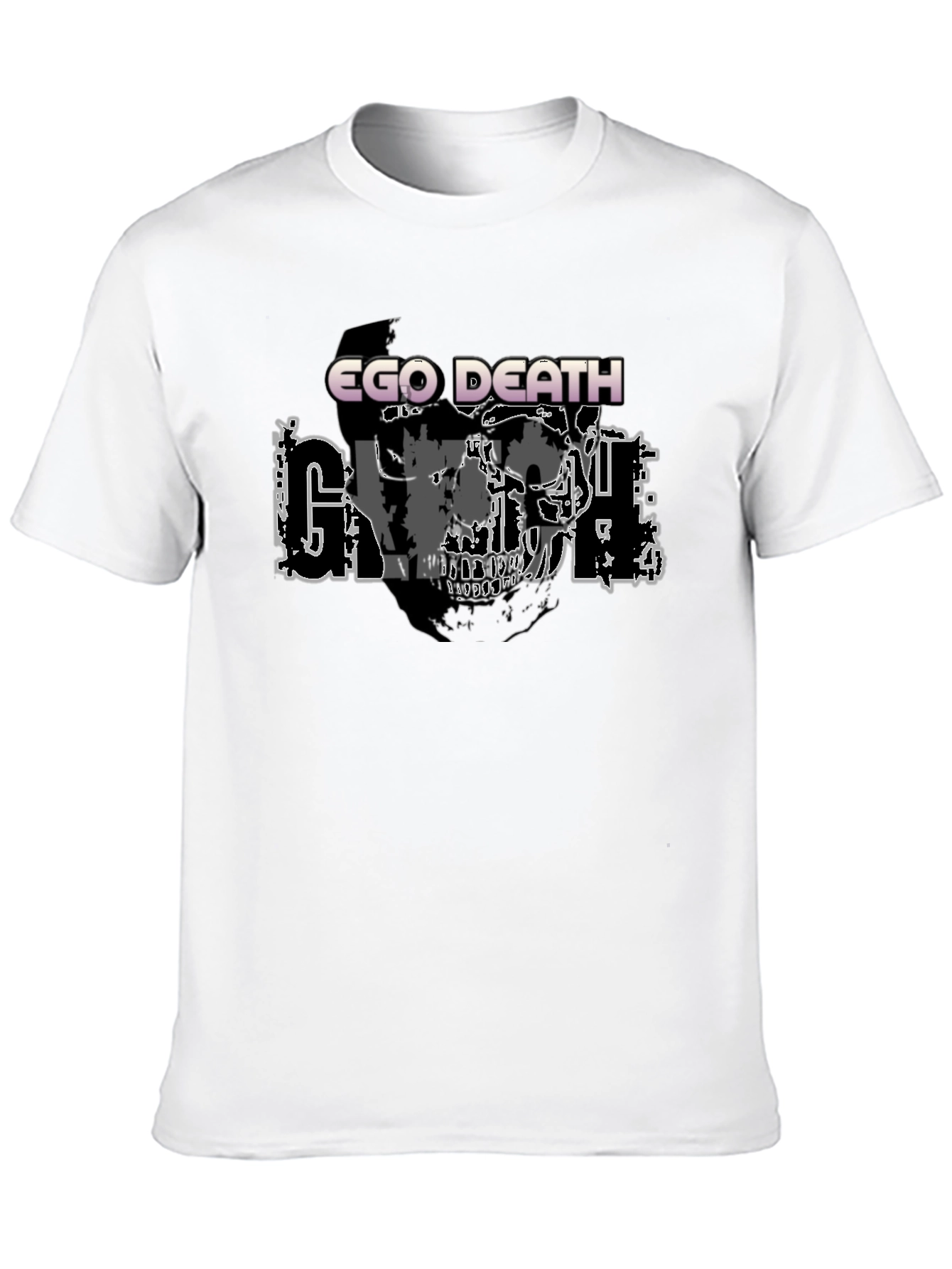 Ego Death Graphic Print Black T-Shirt