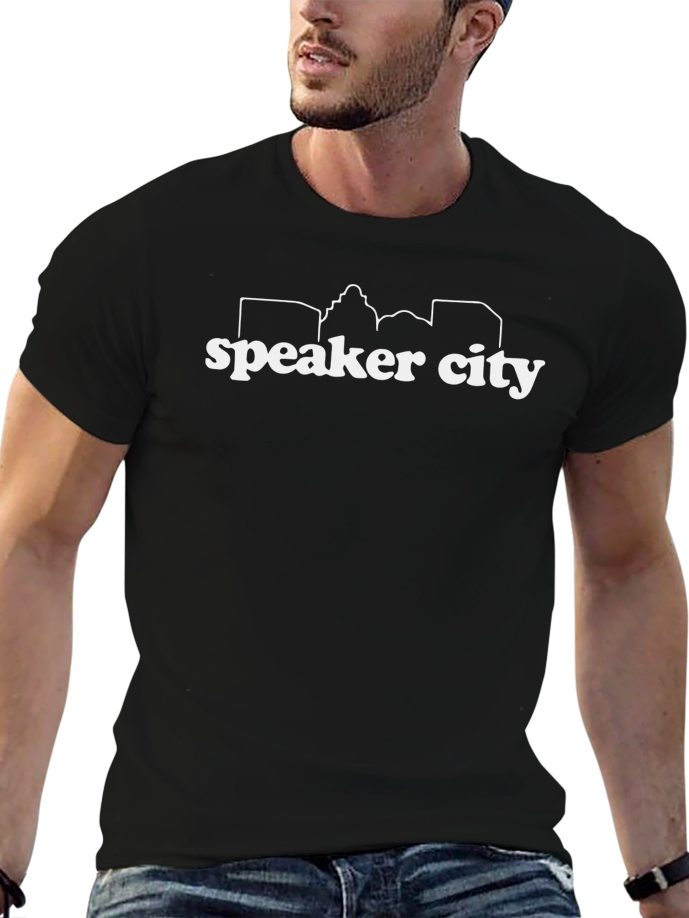 Speaker City Black T-Shirt
