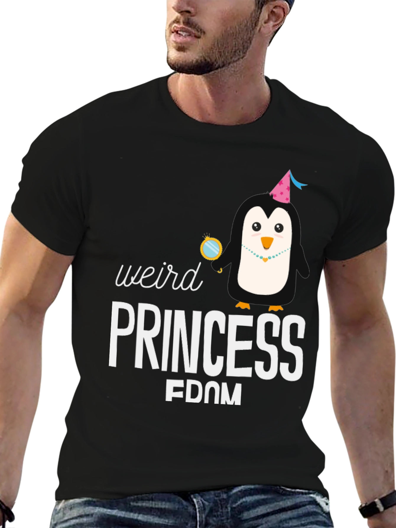 Weird Princess FDOM Penguin Graphic T-Shirt