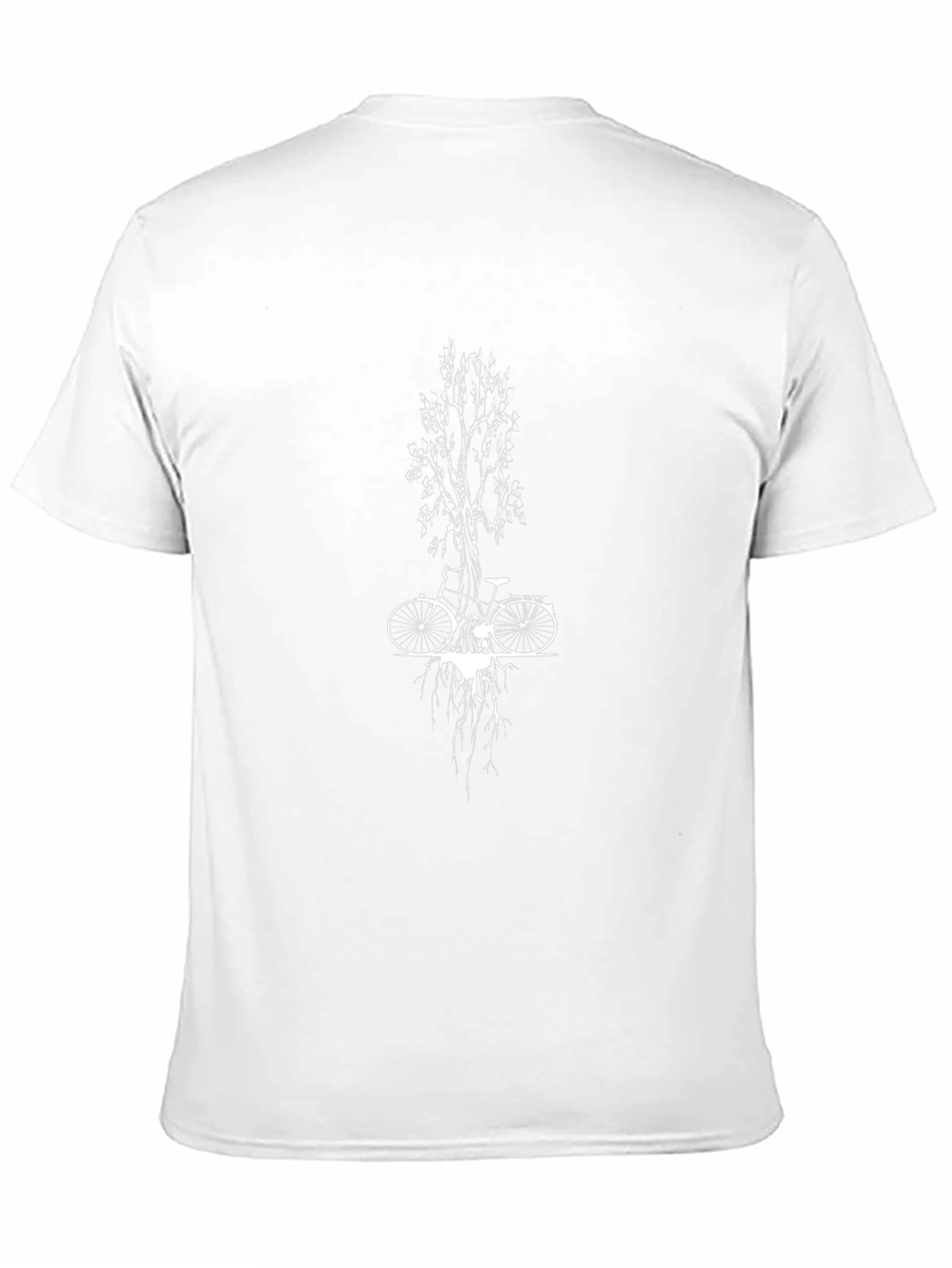 Tree Bike Black Graphic Tee