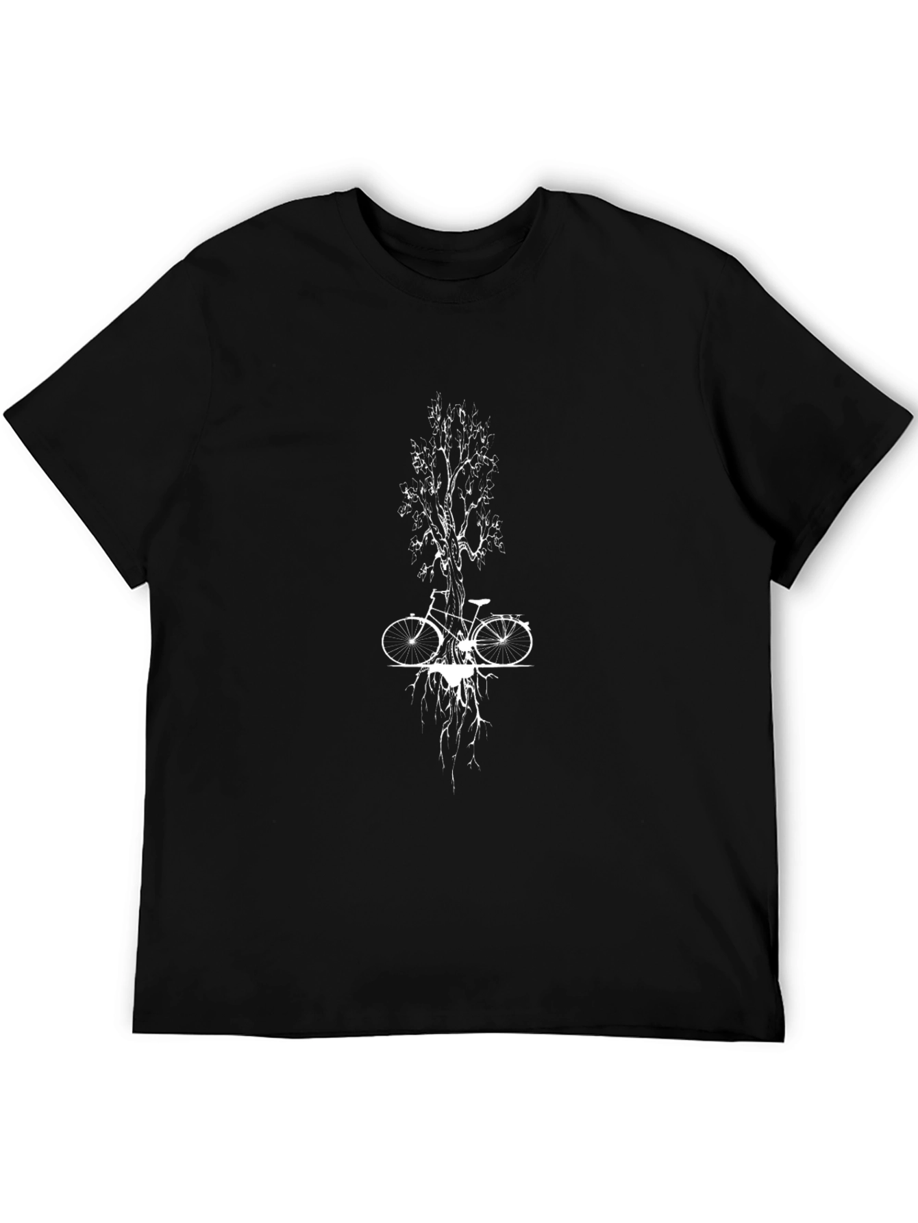 Tree Bike Black Graphic Tee