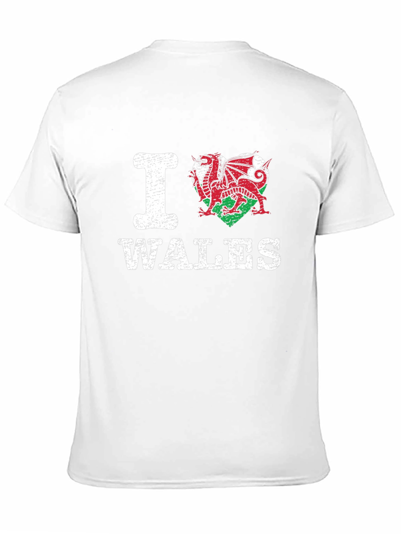 I Heart Wales T-Shirt - Welsh Dragon Pride