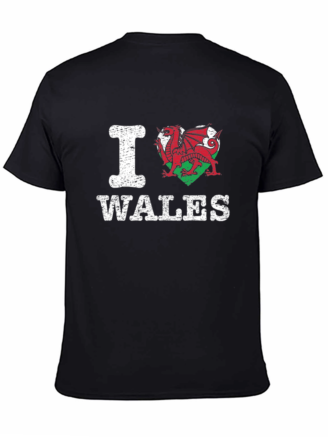 I Heart Wales T-Shirt - Welsh Dragon Pride