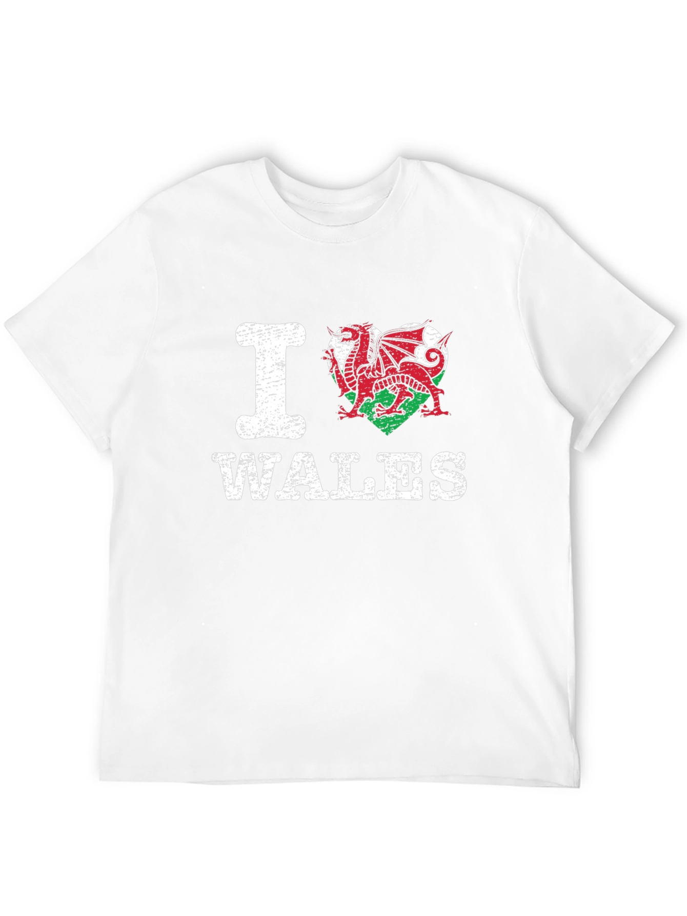 I Heart Wales T-Shirt - Welsh Dragon Pride