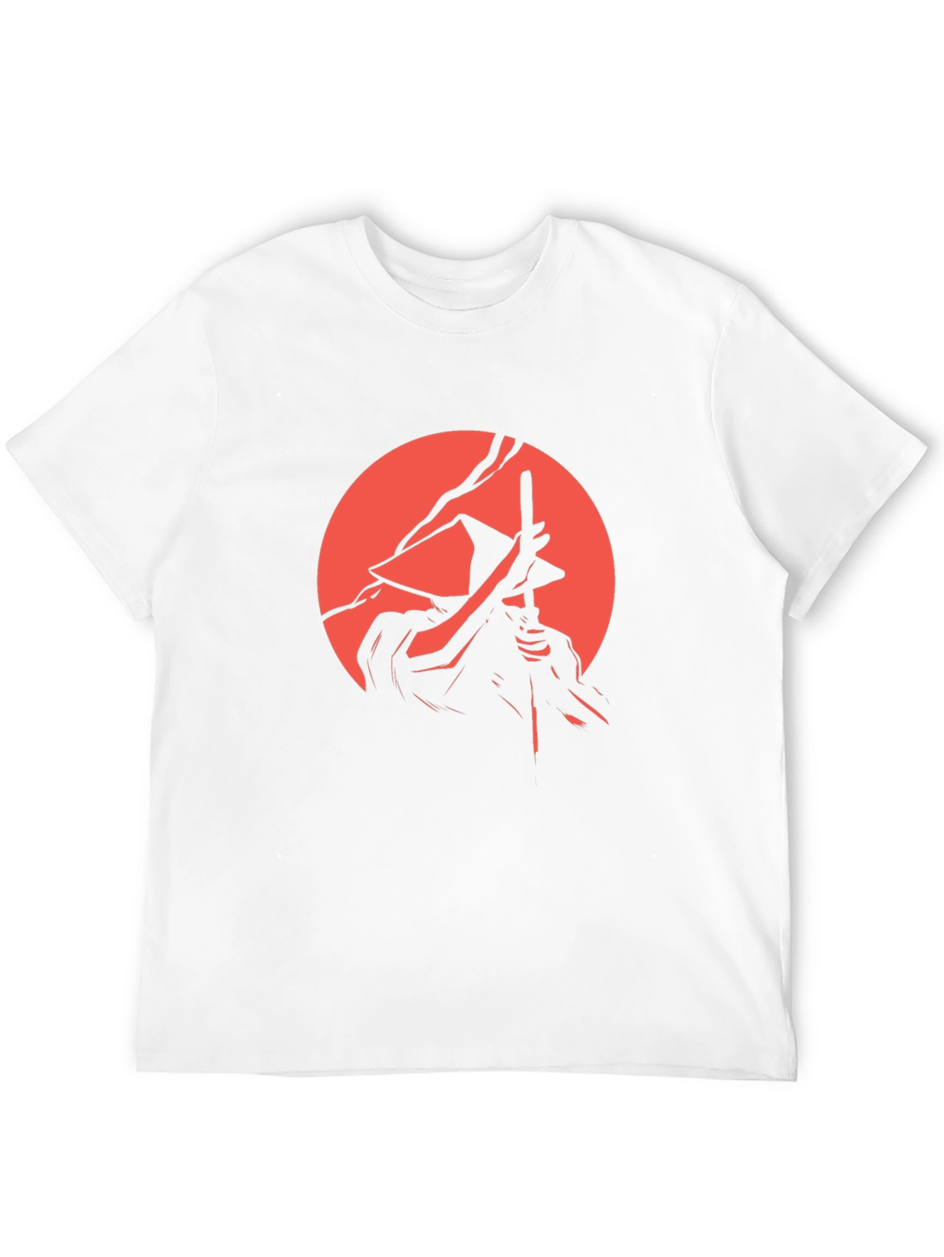 Samurai Graphic Tee - Black Cotton Blend