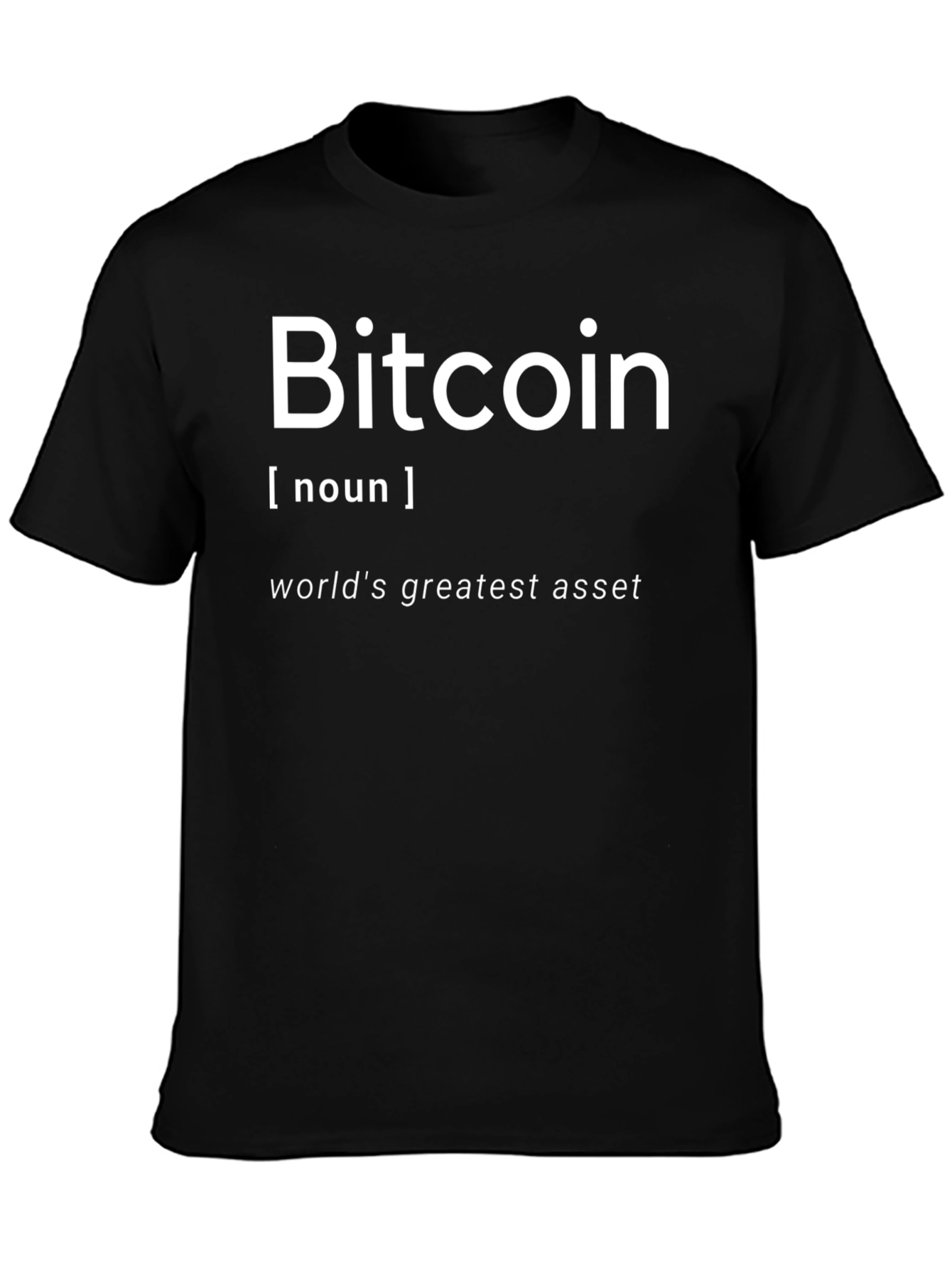 Bitcoin Definition Black T-Shirt