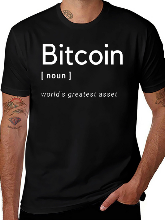 Bitcoin Definition Black T-Shirt