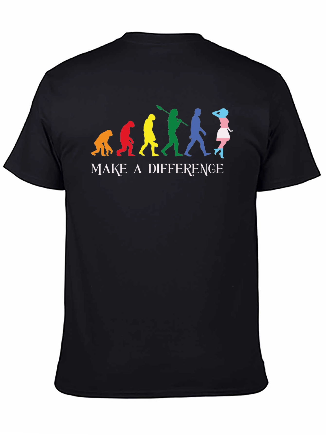 Make A Difference Evolution Tee - Black