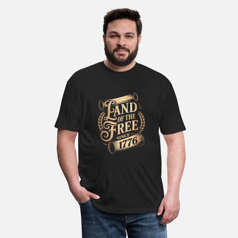 Land of the Free Shirt – 1776 Patriotic USA Tee