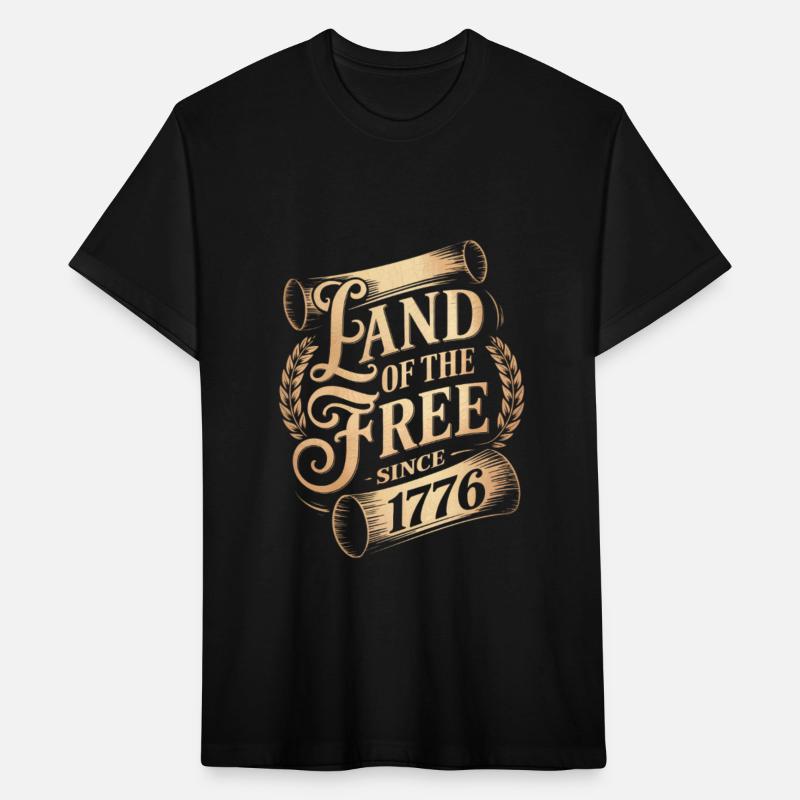 Land of the Free Shirt – 1776 Patriotic USA Tee