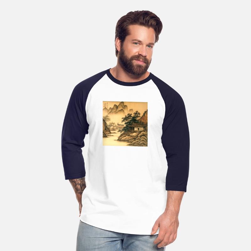 large Chinese painting Fuchun Mountains