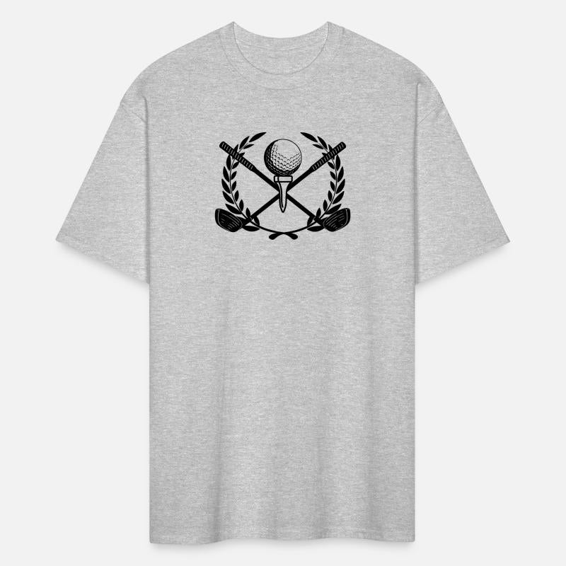 Laurel wreath golf sticks and ball