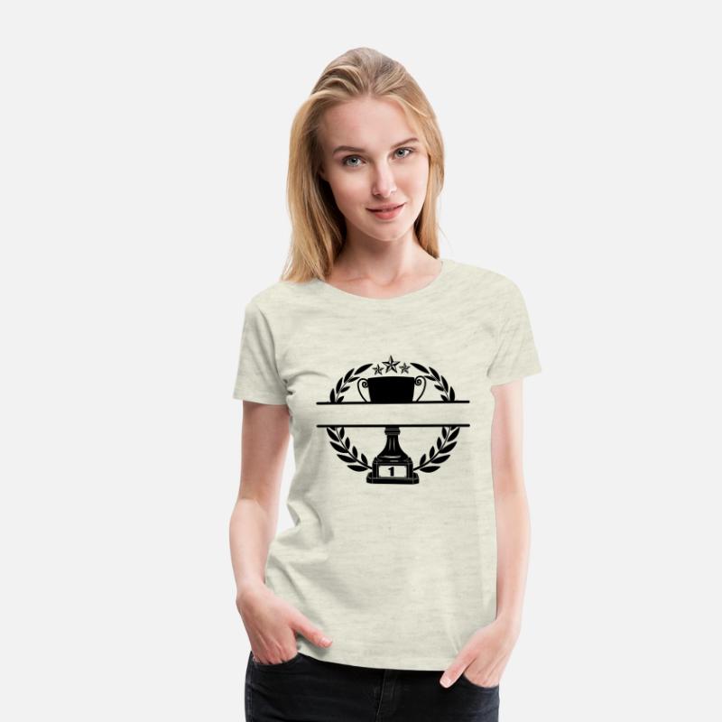 Laurel wreath with cup three stars and number 1