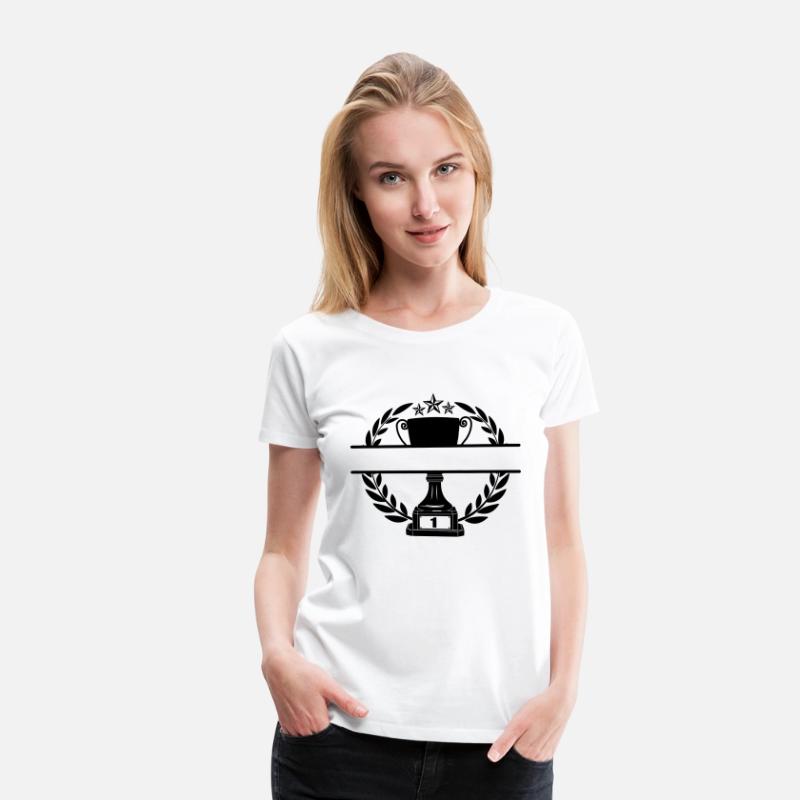 Laurel wreath with cup three stars and number 1