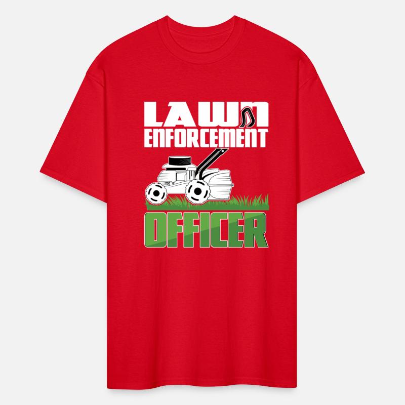 Lawn Enforcement Officer Cool Lawn Mower Racing