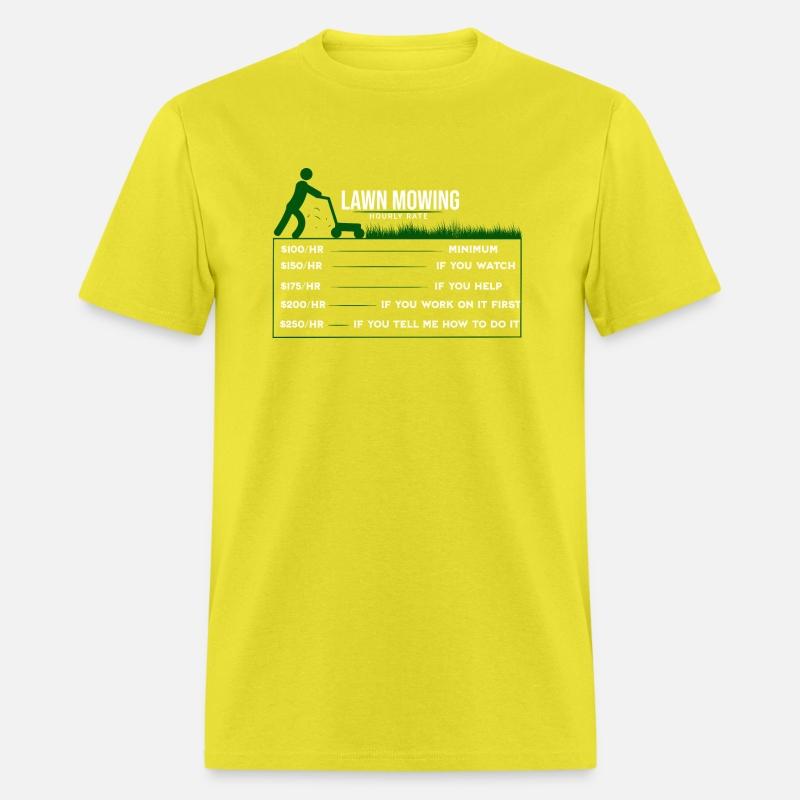 Lawn mowing hourly rate