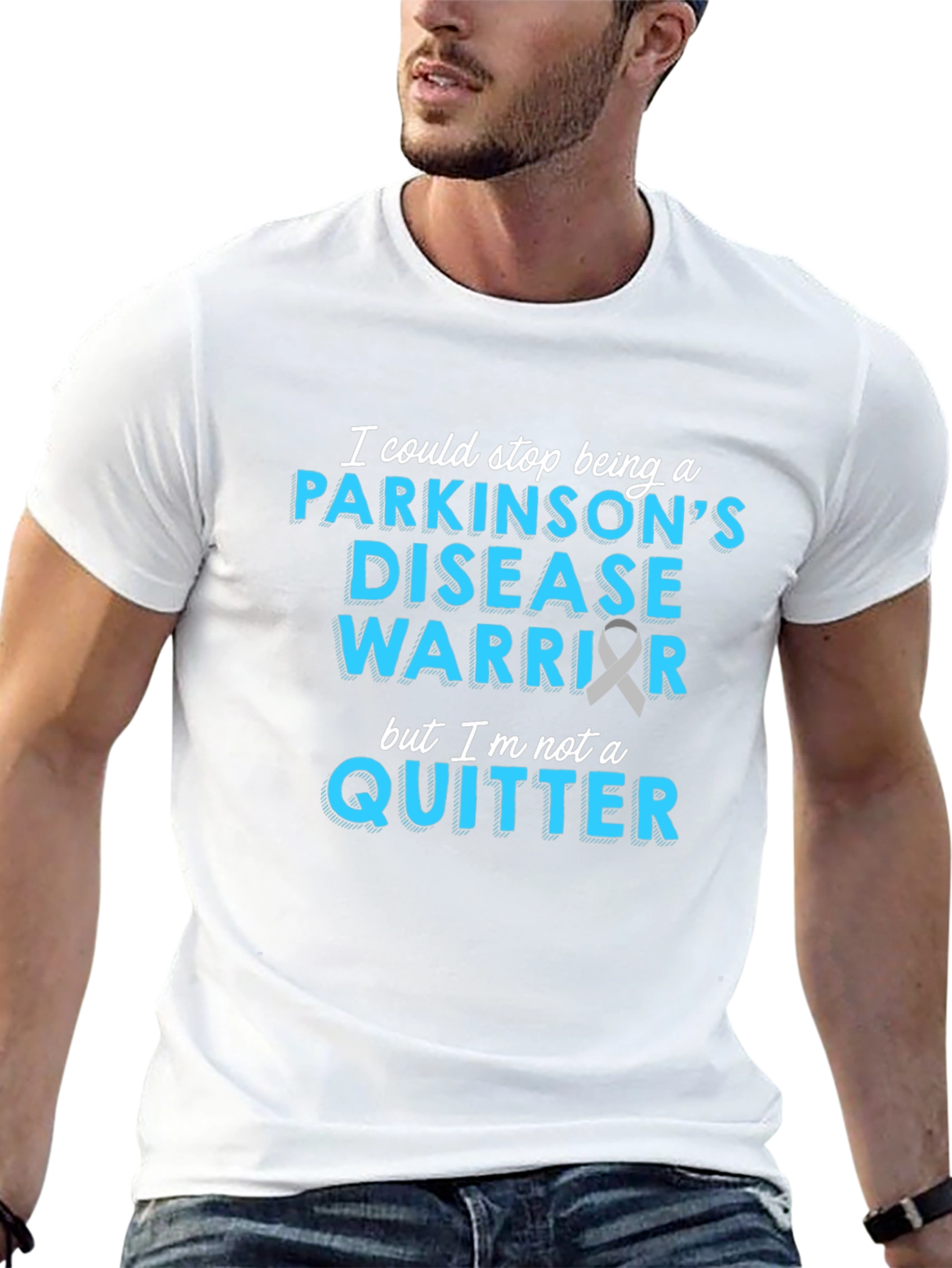 Parkinsons Disease Warrior T-Shirt - Never Quit!