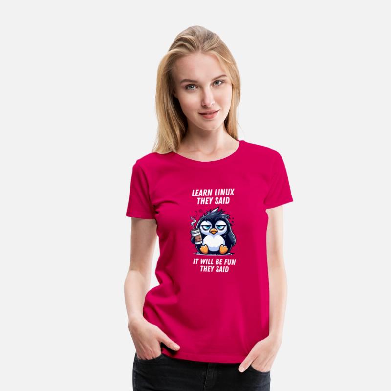 Learn Linux Funny Premium