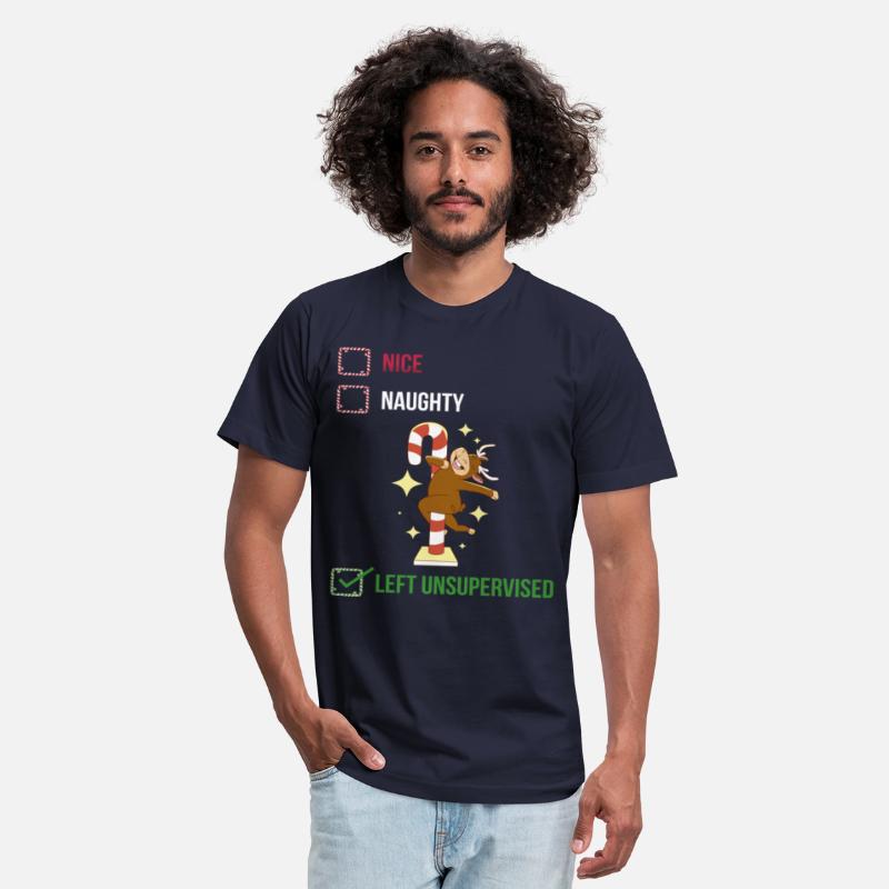 Left Unsupervised Funny Naughty Or Nice Gift