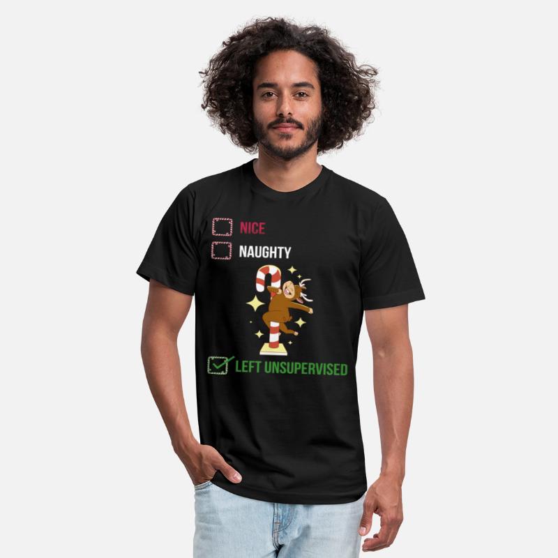 Left Unsupervised Funny Naughty Or Nice Gift