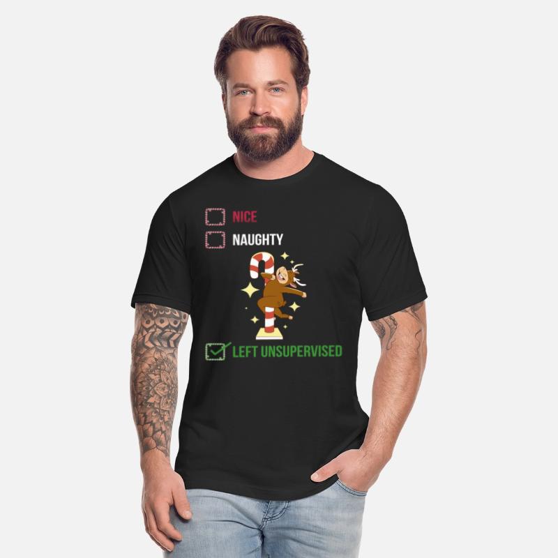 Left Unsupervised Funny Naughty Or Nice Gift