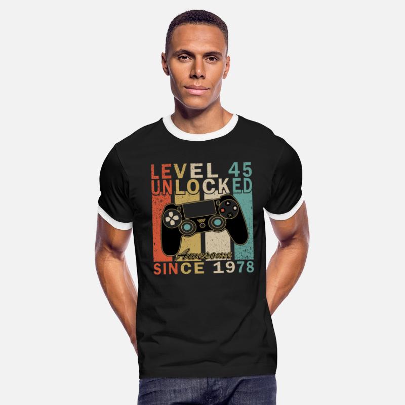 Level 45 1978 Birthday Gamer 45 years