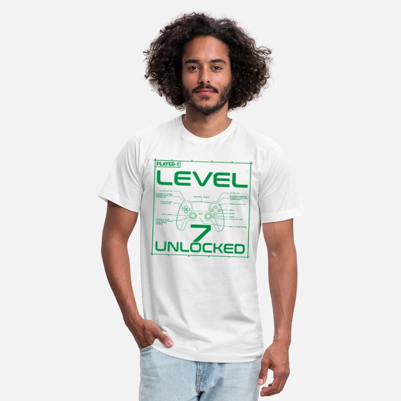Level 7 Unlocked - 7 Years Old Video Gamer Birt