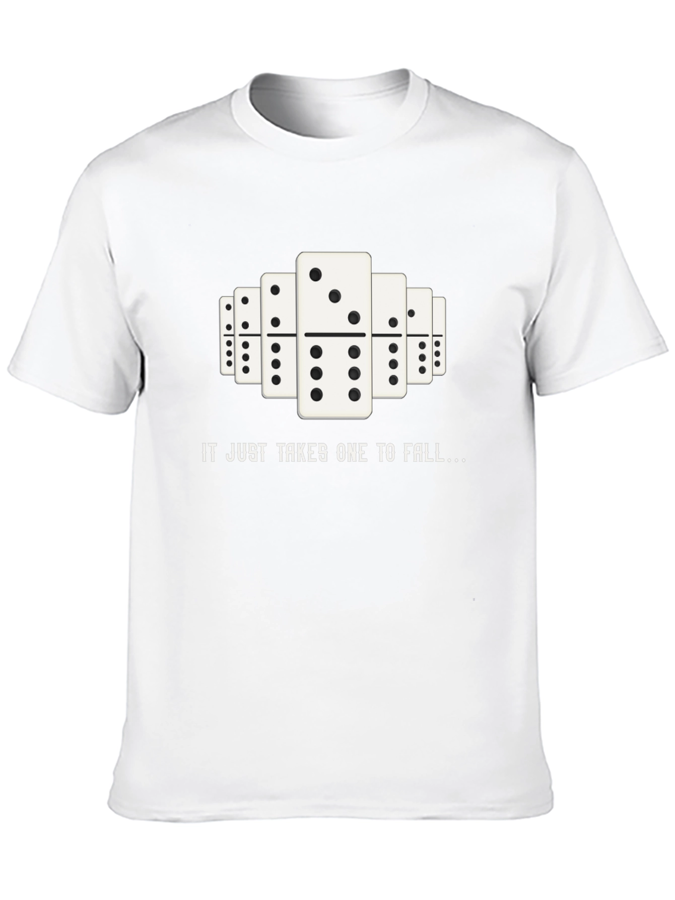Domino Effect Graphic T-Shirt - Just Takes One