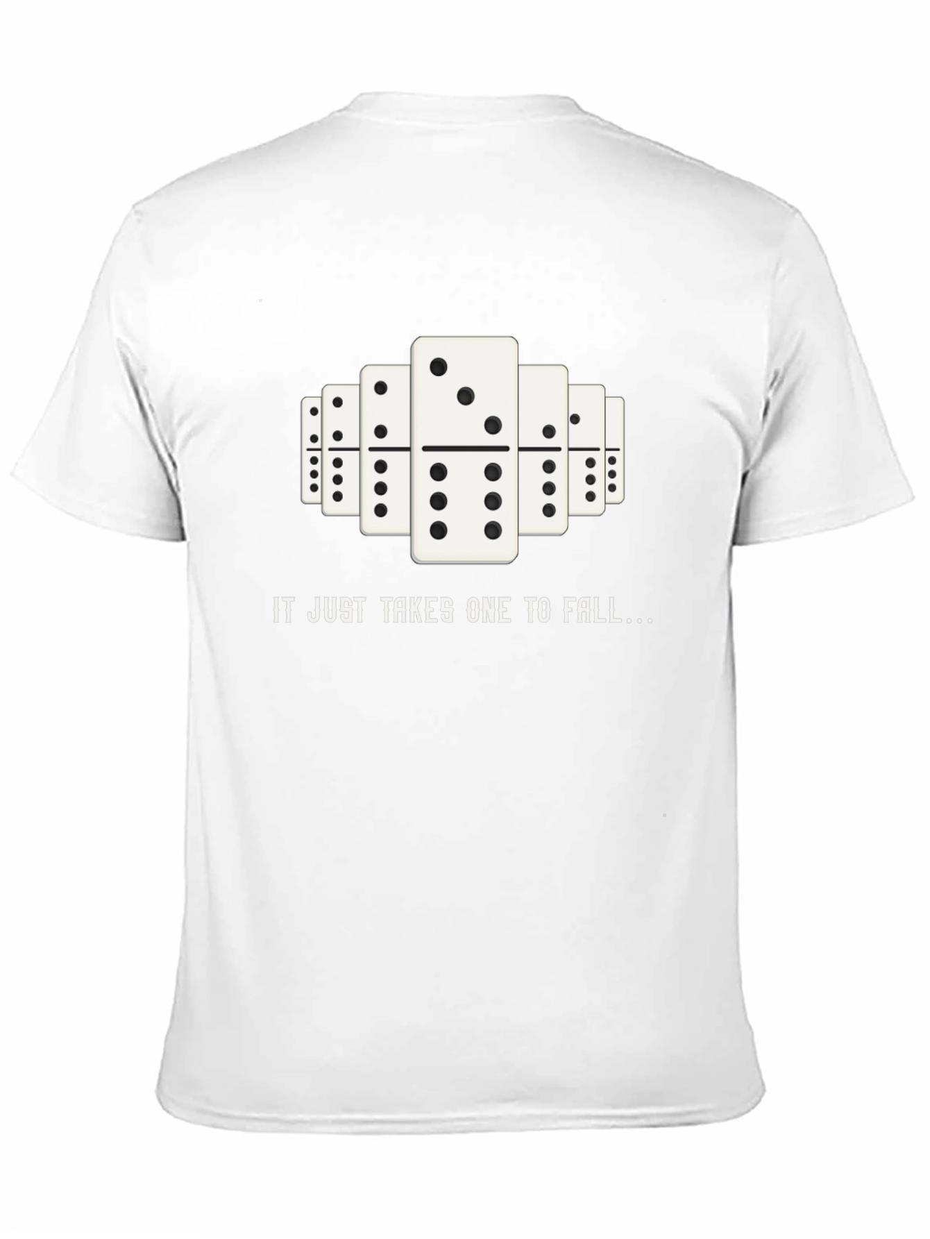 Domino Effect Graphic T-Shirt - Just Takes One