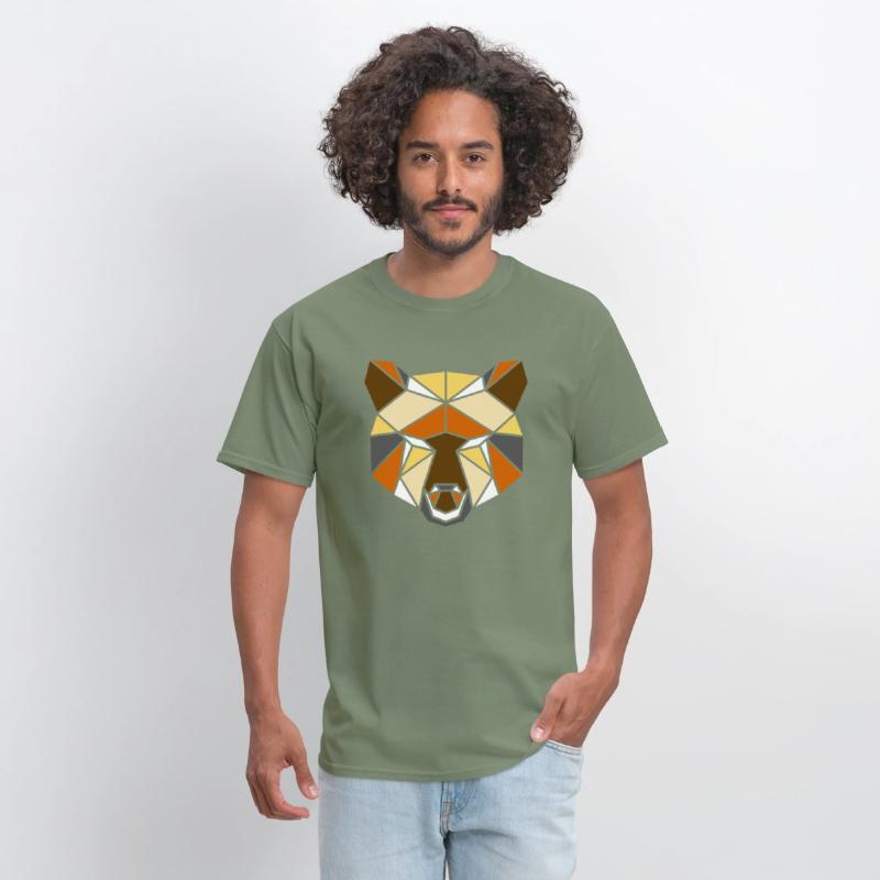 LGBT Bear Shirt, LGBT bear Geometric Bear Pride,