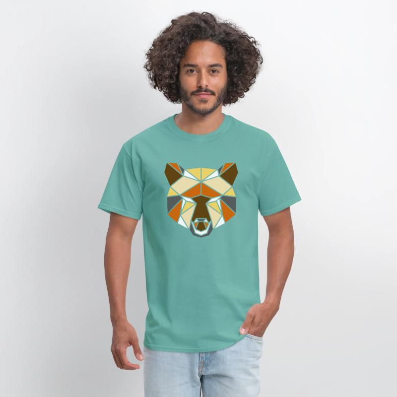 LGBT Bear Shirt, LGBT bear Geometric Bear Pride,