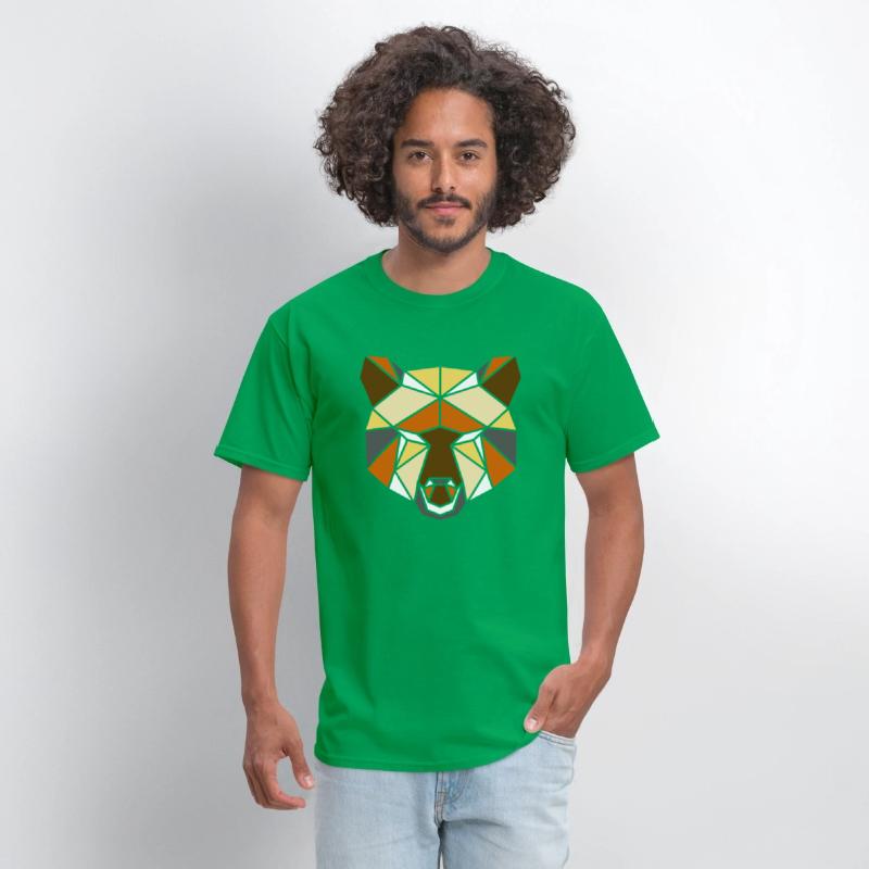 LGBT Bear Shirt, LGBT bear Geometric Bear Pride,