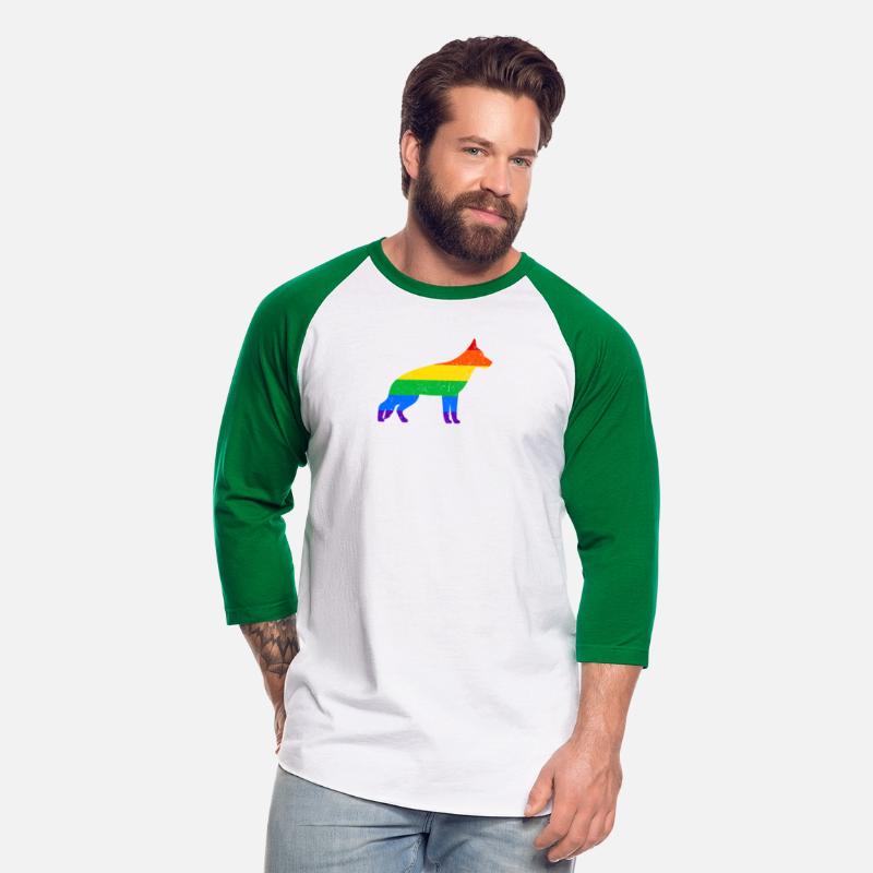 LGBT German Shepherd Rainbow Flag
