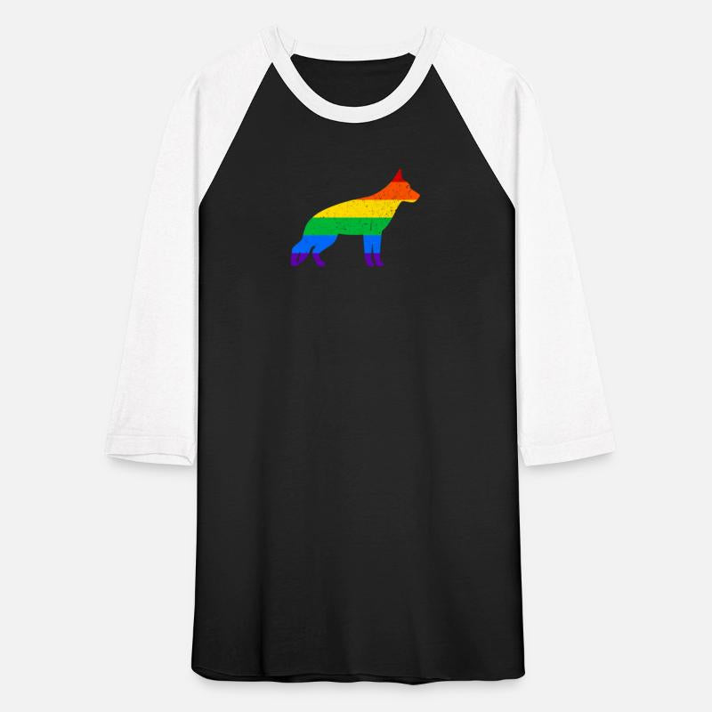 LGBT German Shepherd Rainbow Flag
