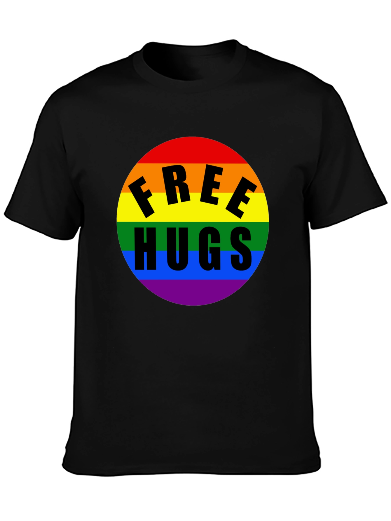 Free Hugs Rainbow Pride T-Shirt