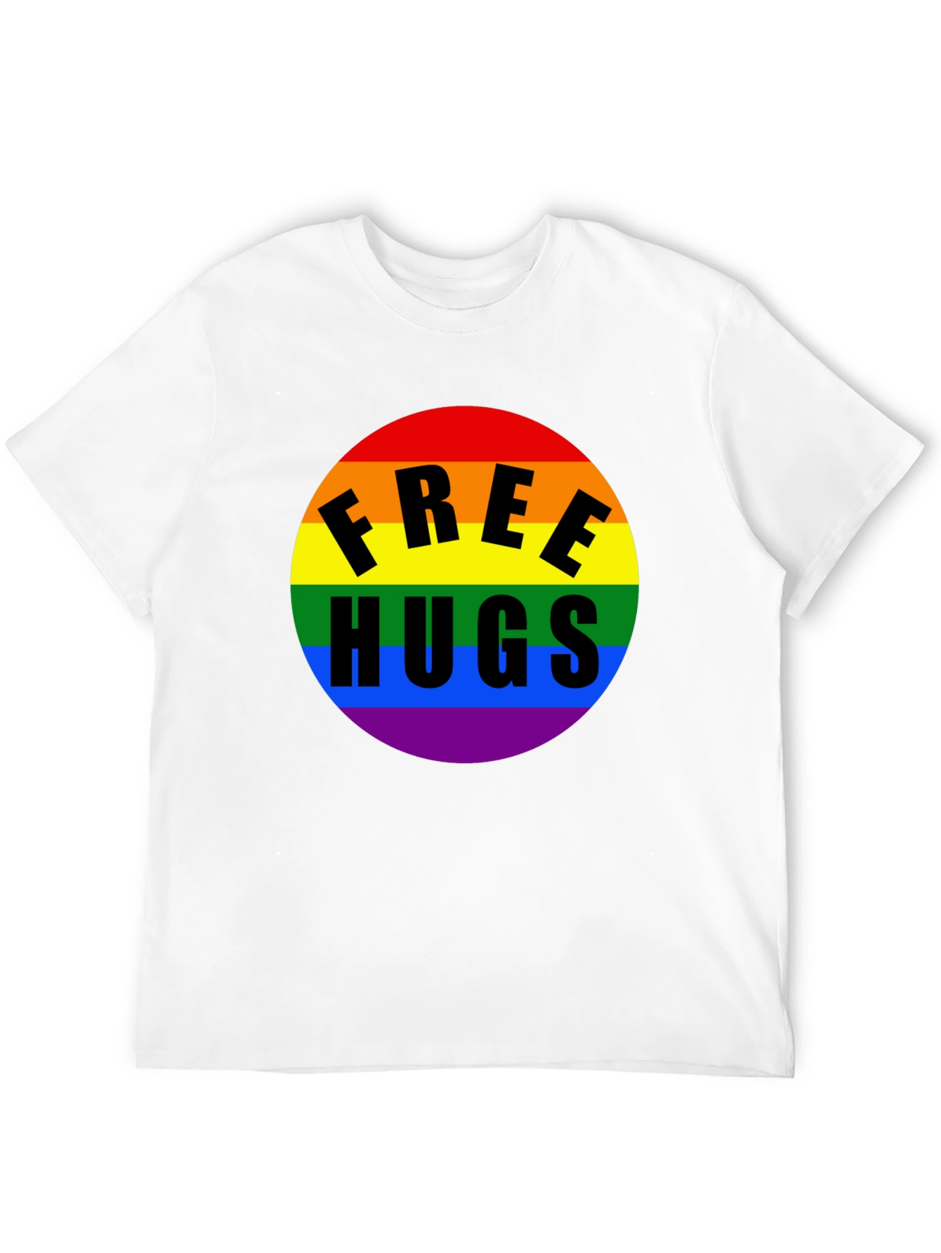 Free Hugs Rainbow Pride T-Shirt