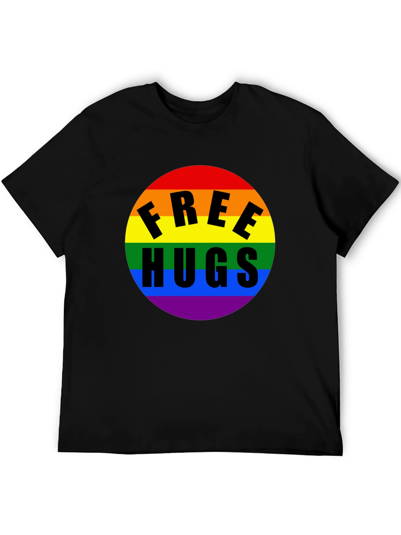Free Hugs Rainbow Pride T-Shirt