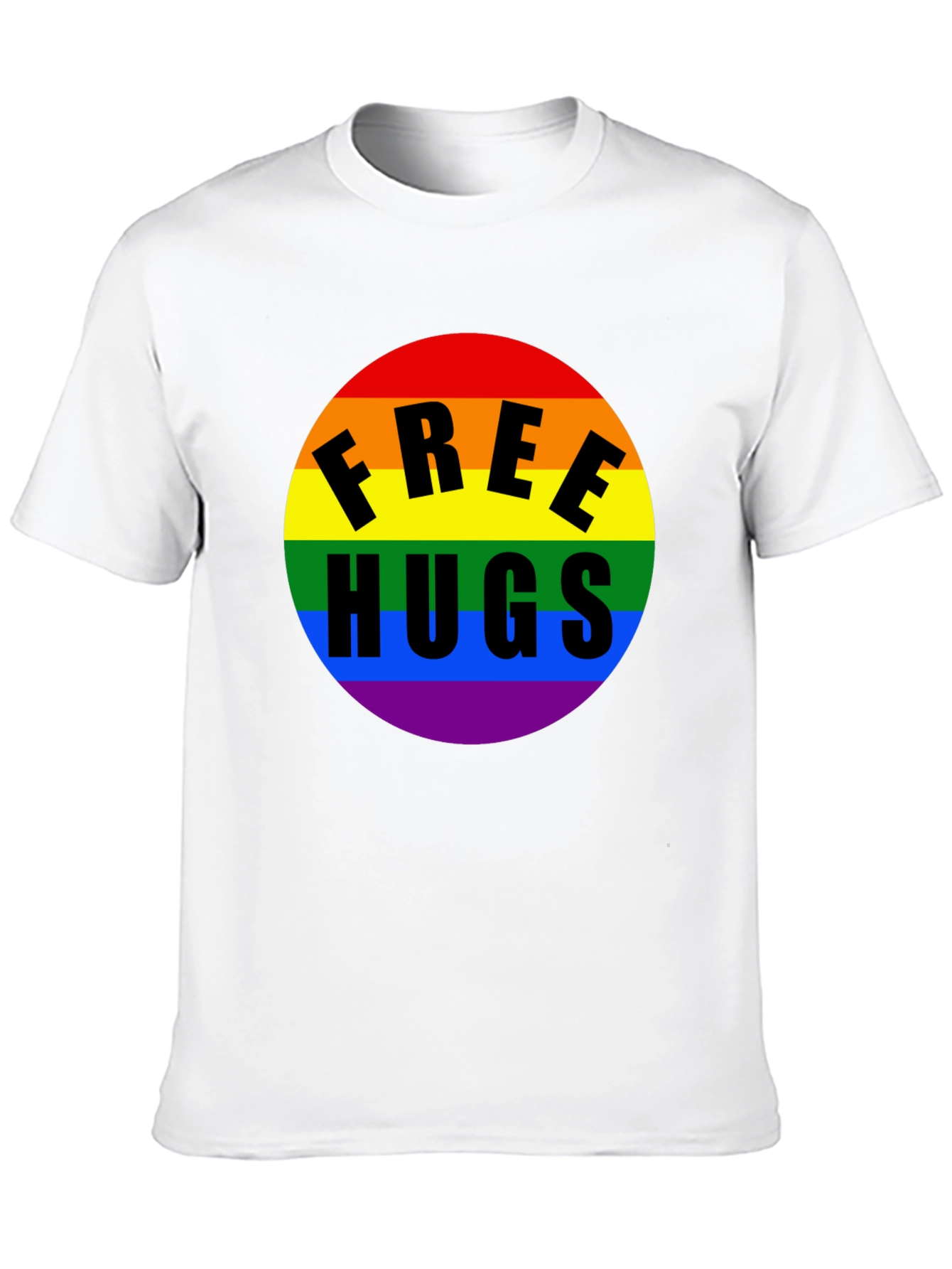 Free Hugs Rainbow Pride T-Shirt