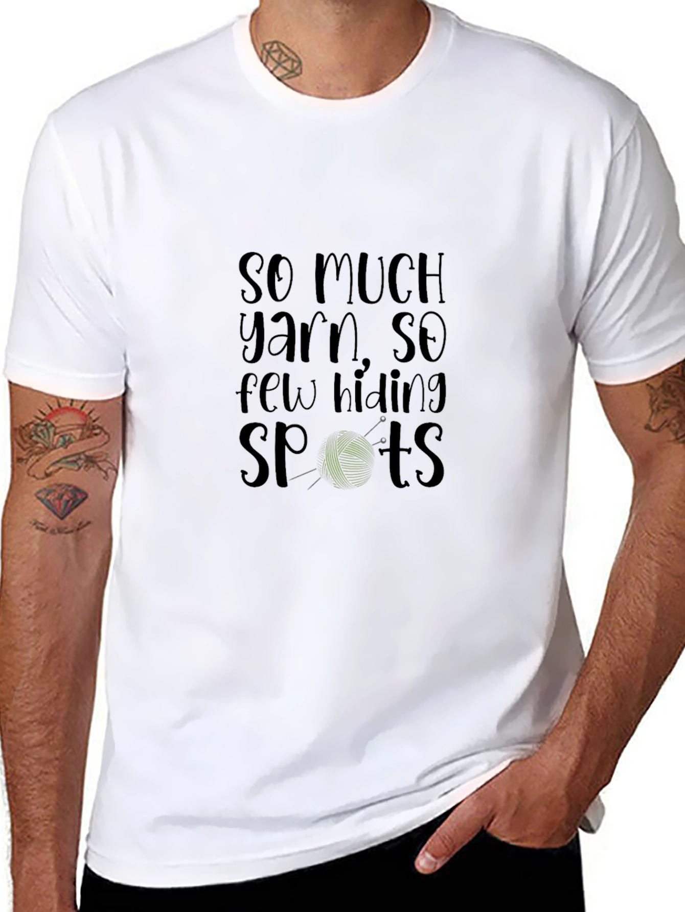 So Much Yarn T-Shirt - Knitters Tee