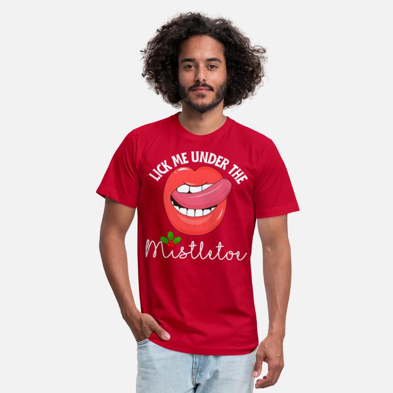 Lick me under the mistletoe ugly Christmas sweater
