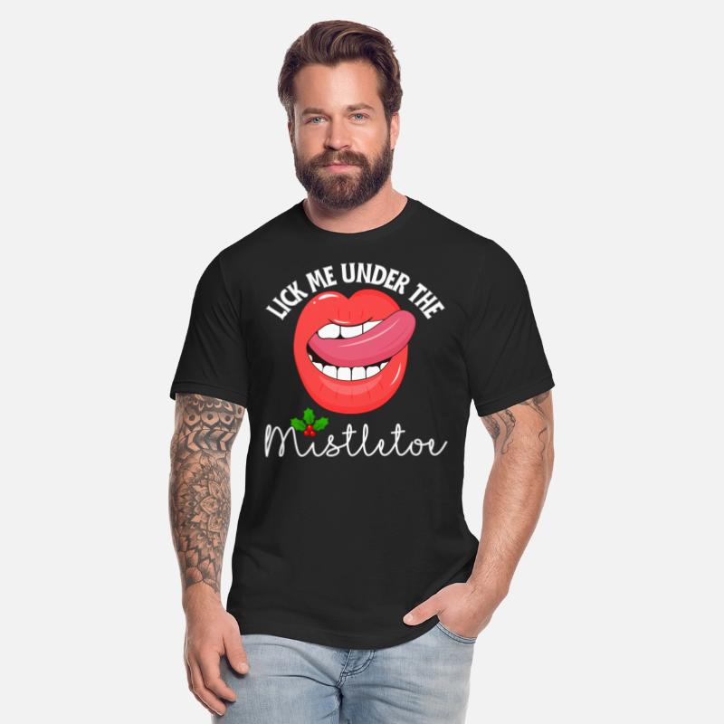 Lick me under the mistletoe ugly Christmas sweater