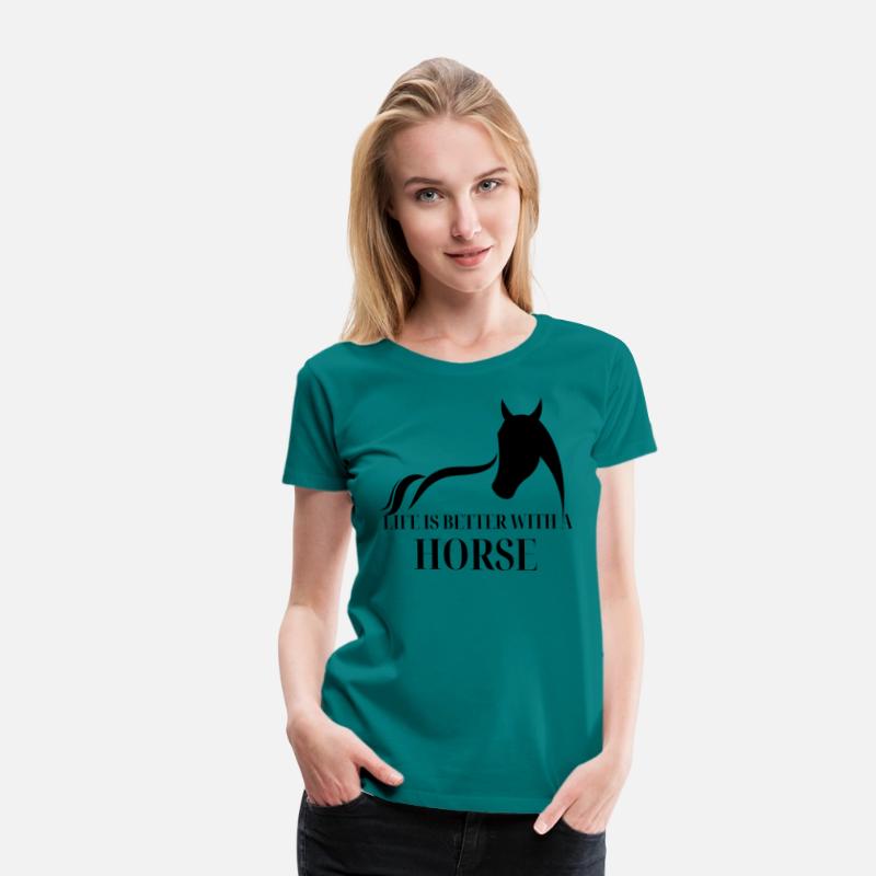 Life Is Better With Horse, Horseman Gift.
