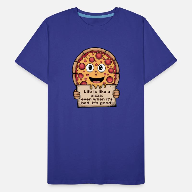 LIFE IS LIKE A PIZZA - ITALIAN SAYING