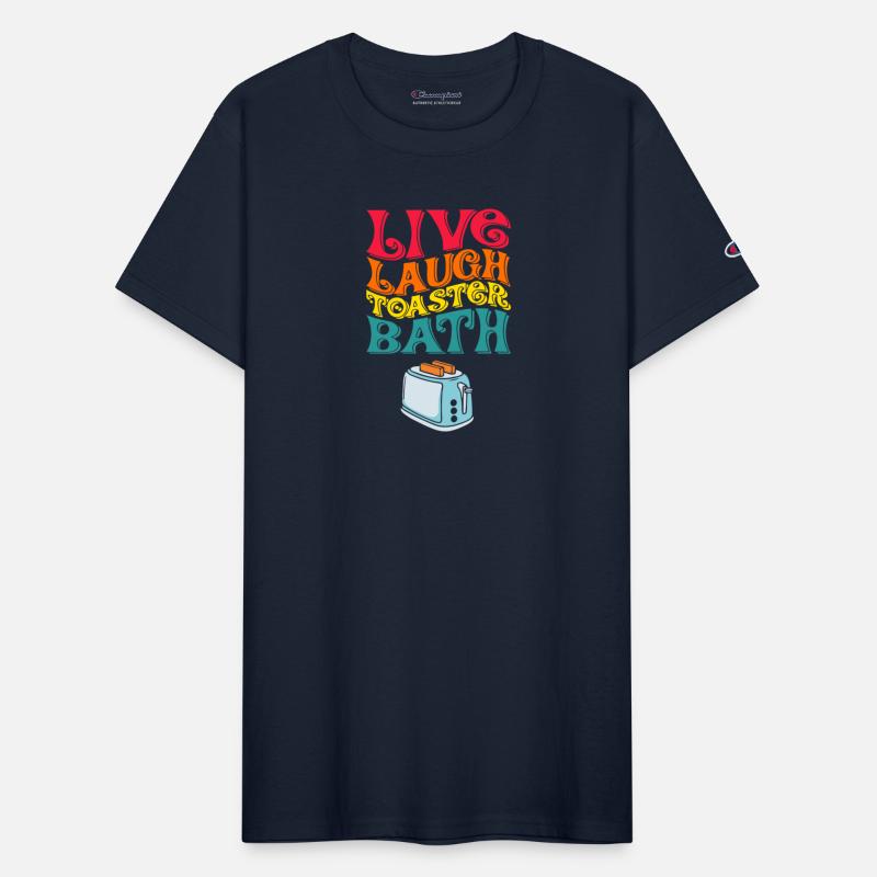 Live Laugh Toaster Bath Playful Groovy Bathroom