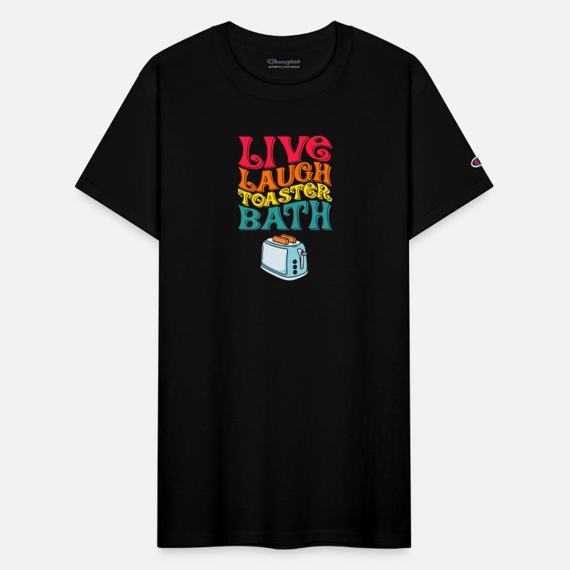 Live Laugh Toaster Bath Playful Groovy Bathroom