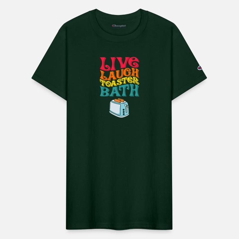 Live Laugh Toaster Bath Playful Groovy Bathroom