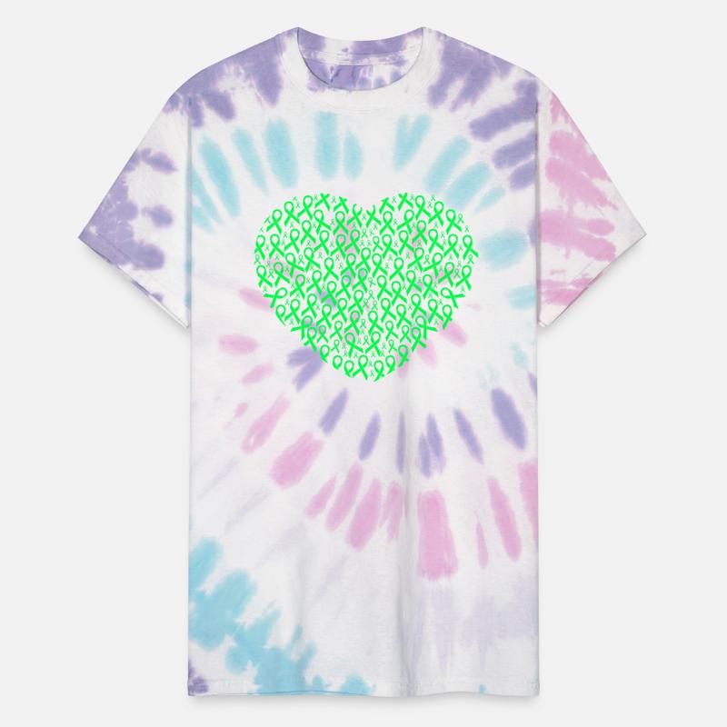 Liver Cancer Awareness Ribbon Heart