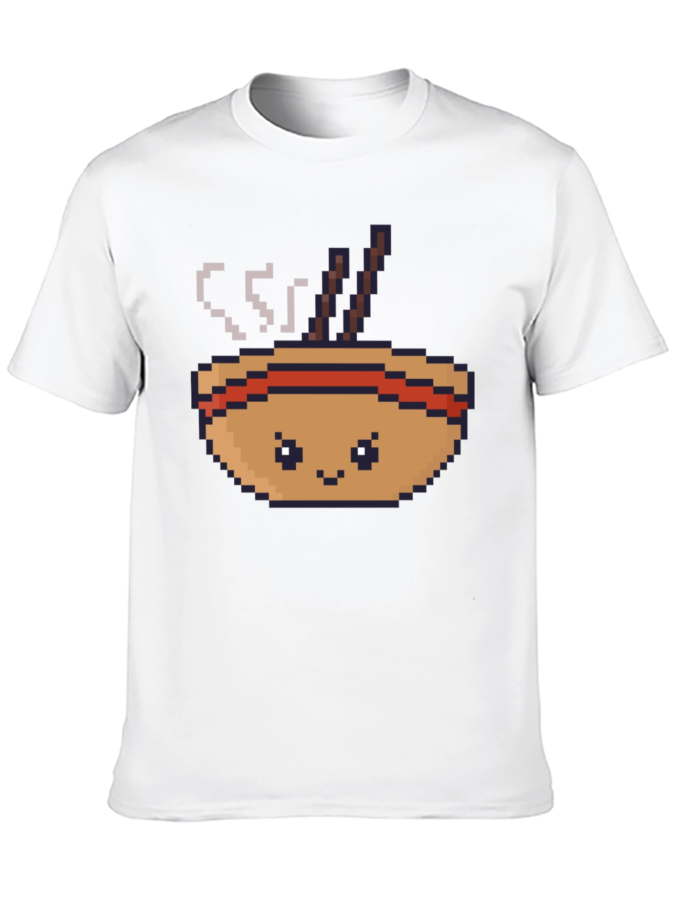 Pixel Ramen Bowl T-Shirt - Cute Kawaii Foodie Tee