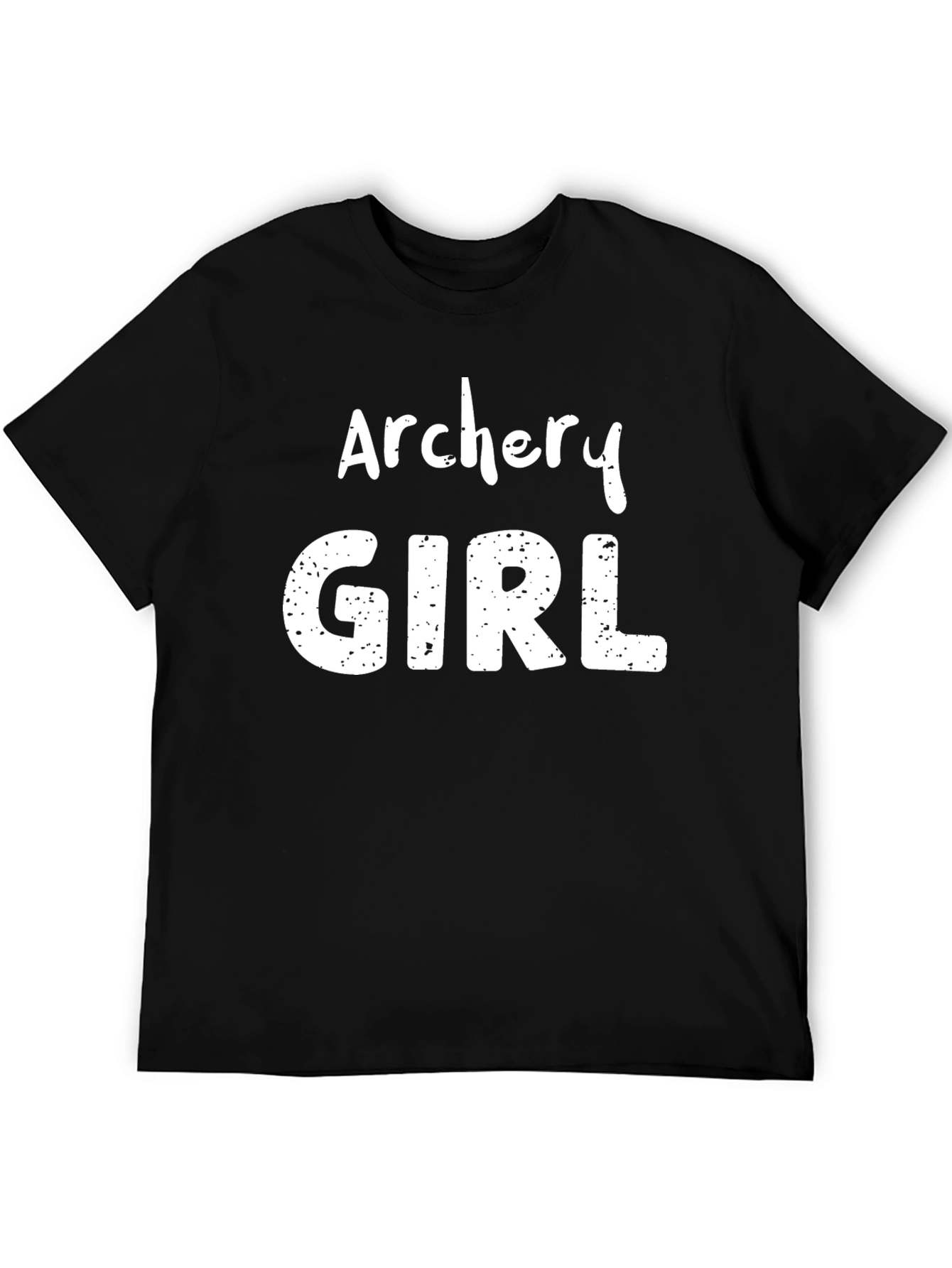Archery Girl Graphic Tee - Sporty Casual Style