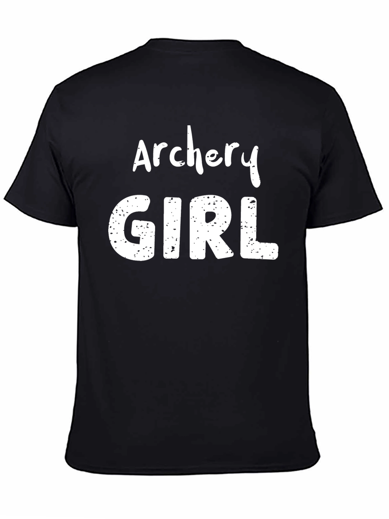 Archery Girl Graphic Tee - Sporty Casual Style
